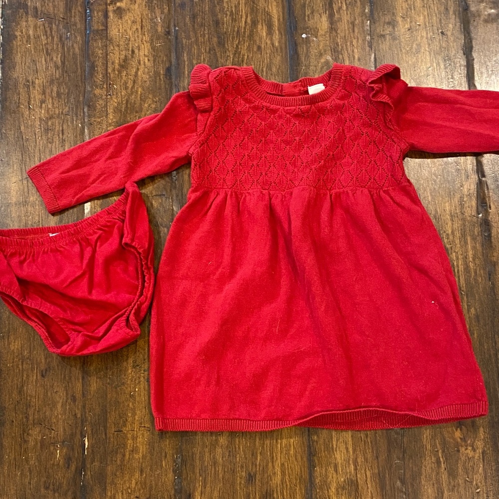 ❤️ Carter's Red Dress Set perfect for Valentines Day - Picture 1 of 6